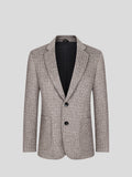 Beige Woolen Elegance Suit (1)