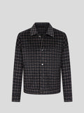 Black Coffee Plaid Wool Jacket (1)